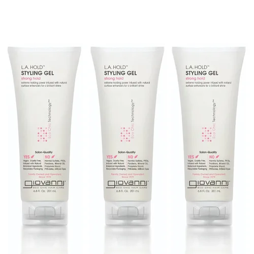 Miniatura 9 de GIOVANNI L.A. Hold Gel de peinado, agarre fuerte, gel para el cabello para mujeres y hombres, vegano, sin parabenos ni ftalatos, infundido