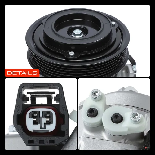 Miniatura 9 de A-Premium Compresor de aire acondicionado con embrague compatible con Chevrolet Captiva Sport 2.4L 2012-2015