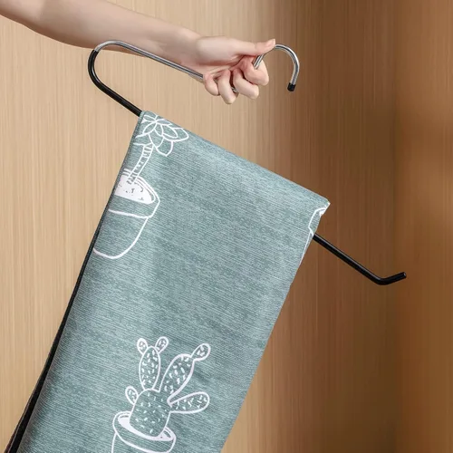 Miniatura 3 de Perchas para Mantas Perchas para Cortinas Resistentes que Ahorran Espacio Antideslizantes - Ideales para Colchas, Sacos de Dormir, Edredones