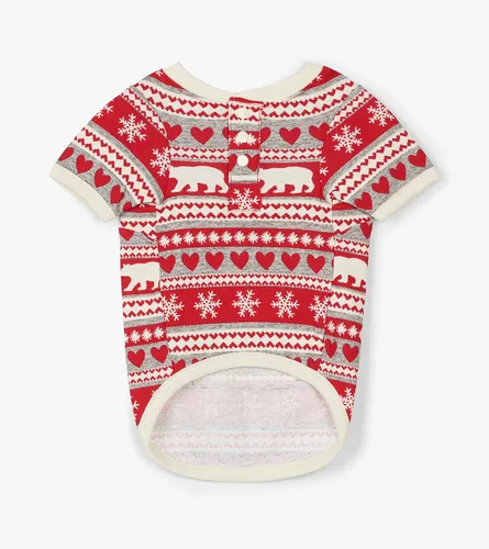 Miniatura 4 de Little Blue House unisex-baby Fair Isle Bear & Moose Family Pajamas