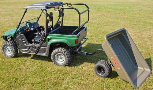 Miniatura 4 de Swisher 12007 16 pies cúbicos ATV Poly Dump Cart