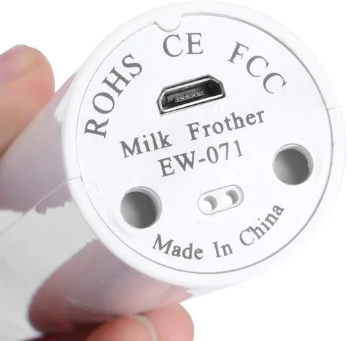 Miniatura 2 de Mezclador de mano eléctrico portátil USB batidor de huevos eléctrico espumador de leche agitador de café mezclador utensilios de cocina blanco