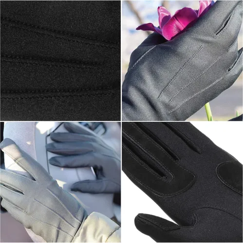 Miniatura 3 de isotoner womens Spandex Cold Weather Stretch Gloves With Warm Fleece Lining