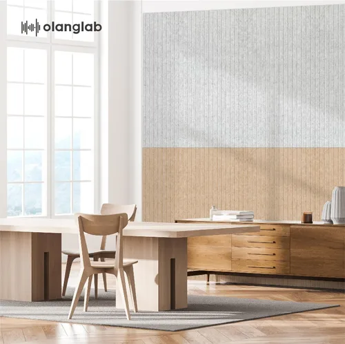 Miniatura 8 de Olanglab Paneles Acústicos de Pared Paquete de 10, 48 x 24 por cada panel acústico absorbente de sonido, paneles de sonido decorativos para estudio
