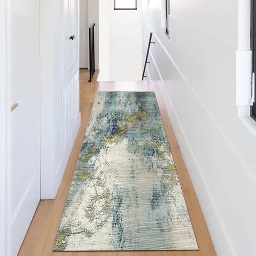 Miniatura 4 de Alfombra de pasillo antideslizante y lavable, alfombra larga para interiores y exteriores, tapete de goma con respaldo de 23.6 in/31.5 in/39.4