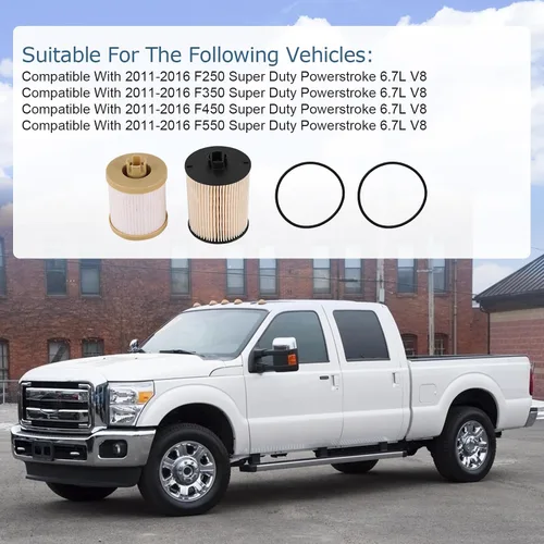 Miniatura 3 de DICMIC Filtro de combustible compatible con Ford F250 F350 F450 F550 Super Duty 6.4L Diesel 2008-2010 Reemplazo # FD-4617, 3C346731AA, 3C346731AA