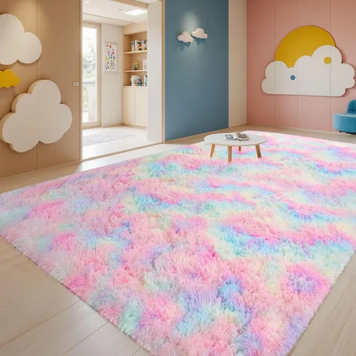 Miniatura 21 de Sour Lemon Alfombras de área de 5 x 7, alfombra de área grande de 5 x 7 pies, alfombras de área lavables, alfombra de área para dormitorio, alfombra
