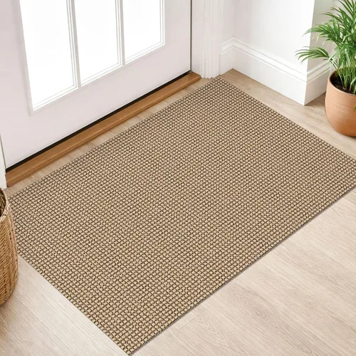 Miniatura 67 de IOHOUZE Alfombra de Área Lavable 4x6 Antideslizante con Respaldo de Goma Alfombras Tejidas para Entrada Interior Alfombras de Dormitorio Alfombra