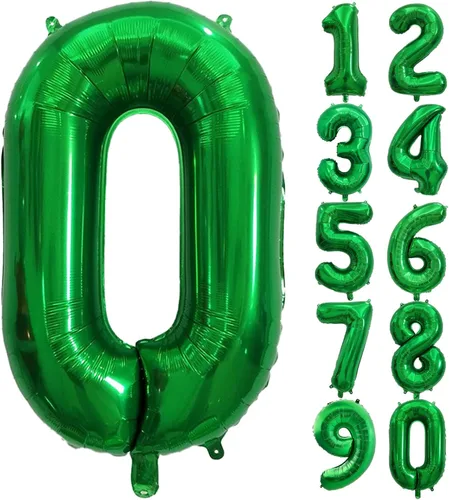 Miniatura 11 de SINBEE Globo dorado del número 10, papel de aluminio Mylar de 40 pulgadas, decoración de fiesta reutilizable para cumpleaños, aniversario, Oro