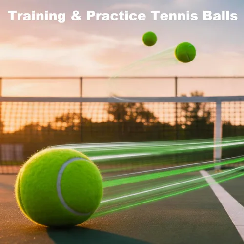 Miniatura 3 de Pelotas de tenis, paquete de 3 pelotas de tenis de práctica para principiantes, entrenamiento jugando pelotas de tenis para perros mascotas Rosa