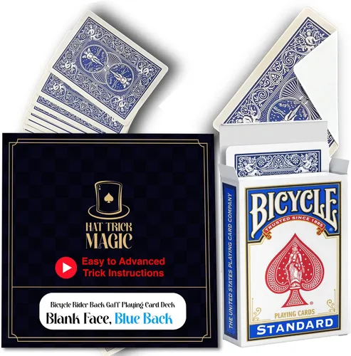 Miniatura 13 de Bicycle Rider Back Gaff - Barajas de cartas (26 rojo/rojo 26 azul/azul)