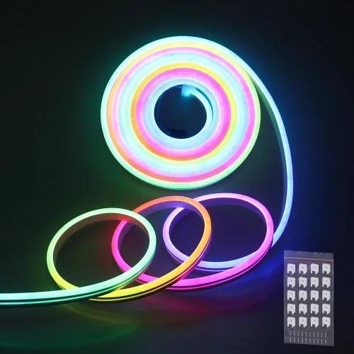 Miniatura 17 de ALITOVE WS2812B WS2811 Controlador LED direccionable RF remoto inalámbrico Mini controlador 5 ~ 24 V CC para WS2812 WS2811 Dream Color Rainbow RGB
