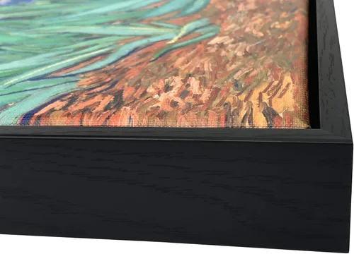 Miniatura 7 de Wieco Art Lienzo enmarcado para pared, impresiones de lirios de Van Gogh, flores famosas, pinturas al óleo, reproducción moderna de lienzo giclée