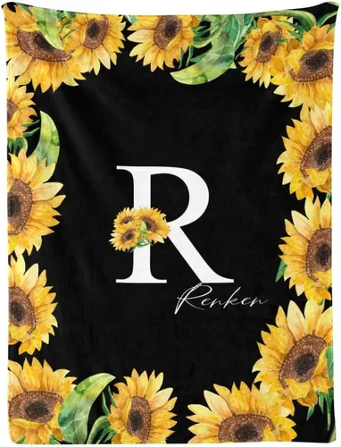 Miniatura 19 de Manta personalizada con nombre, manta de bebé súper suave con nombre, flor y corona, regalos para bebés y niñas, adecuada para recién nacidos