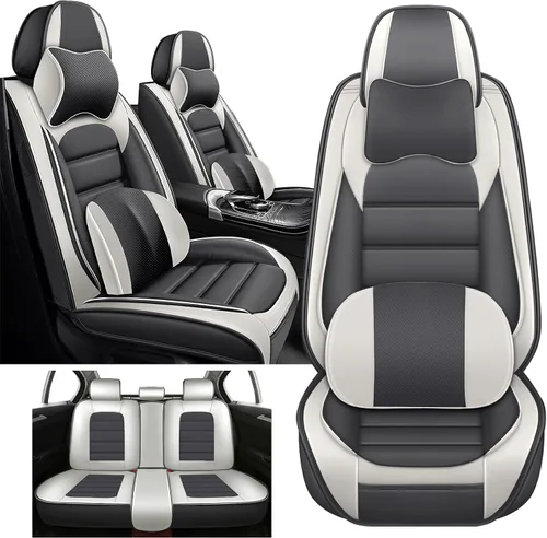 Miniatura 15 de Funda de cuero de 2 asientos para Mazda CX-3 CX-30 CX-5 CX-50 MX-30, antideslizante, impermeable, resistente al desgaste, funda universal