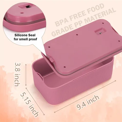 Miniatura 2 de Caja de Almacenamiento con Cerradura, Estuche Seguro para Medicamentos, Caja de Seguridad para Refrigerador para Artículos Personales Privados