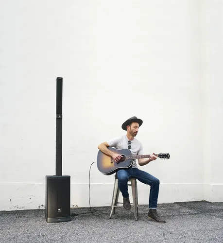 Miniatura 2 de JBL Professional EON ONE Mk2 Sistema de altavoces de línea de columna activa alimentado por batería, potencia máxima de 1500 W, 10 pulgadas, audio