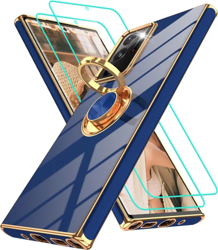 Miniatura 75 de Gritup Funda para Samsung Galaxy A14 5G: Funda Samsung A14 con 2 Protectores de Pantalla, Soporte de Anillo con Rotación 360°, Soporte Magnético