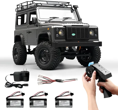 Miniatura 8 de WPL C64-1 Coche RC a escala 1:16 RC Crawler RTR RC Rock Truck 4x4 Modo de vehículo todoterreno 260 Motor Nueva caja de cambios con 3