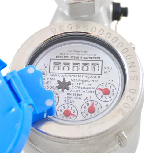Miniatura 2 de Medidor de Agua Vertical de 3/4" - Acero Inoxidable, Alta Definición, Salida de Pulsos, NSF 61, NTEP