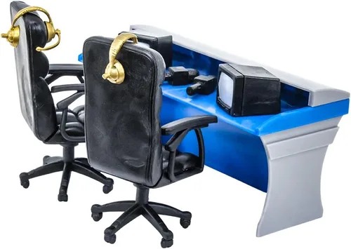Miniatura 2 de Ultimate Blue & Gray - Juego de mesa de comentarista para figuras de acción de lucha libre