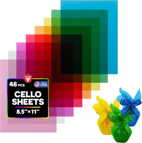 Hygloss Products-78548 Hojas de violonchelo, ideales para artes, manualidades, proyectos de bricolaje, actividades en el aula, envoltura de regalos