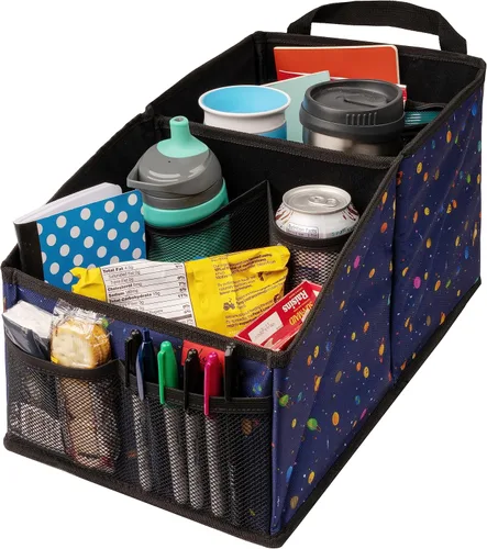 Miniatura 10 de Lusso Gear Organizador de Asiento de Automóvil para Asiento Delantero o Trasero - Ideal para Adultos y Niños, Cuenta con 9 Compartimentos