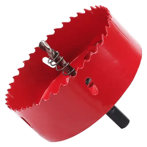 Miniatura 17 de Utoolmart Sierra de taladro bimetal profesional de acero inoxidable, 0.984 in de profundidad de apertura con mango triangular (2.953 in)