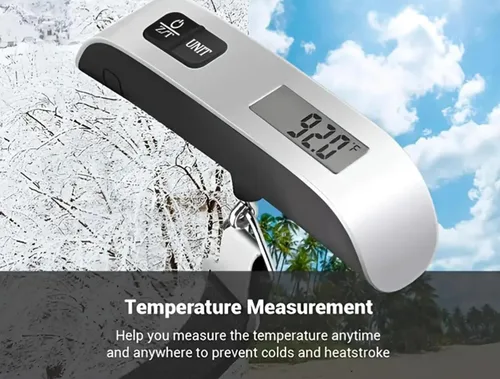 Miniatura 4 de Báscula digital de equipaje, báscula de pesaje de equipaje, báscula digital de peso de equipaje para bolsa grande, báscula portátil de mano