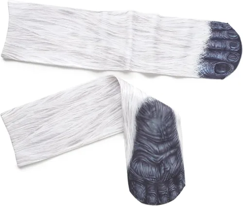 Miniatura 3 de Calcetines de patas de animales, loco diseño en 3D de patas de gatos, perros y tigres. Divertido regalo navideño para mujer u hombre adultos