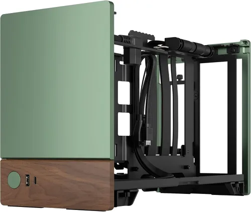 Miniatura 17 de Fractal Design Terra Graphite - Panel frontal de madera de nogal - Factor de forma pequeño - Carcasa para juegos Mini ITX - Cable elevador PCIe 4.0