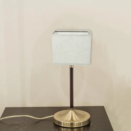 Miniatura 2 de Kichvoe Pantalla de lino beige para enchufe de luz E27, pantalla rectangular para lámpara de pie, cubierta de lámpara de tela extraíble para uso
