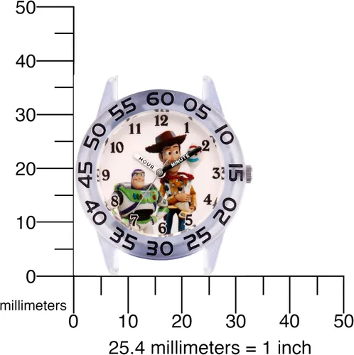 Miniatura 5 de Disney Toy Story - Reloj analógico de cuarzo para niños, con correa de nailon, Verde, Classic