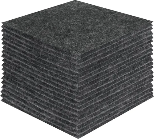 Miniatura 199 de FabricLA Hojas de fieltro acrílico para manualidades, cuadrados de fieltro precortados suaves de 4 x 4 pulgadas (3.9 in x 3.9 in), utiliza hojas