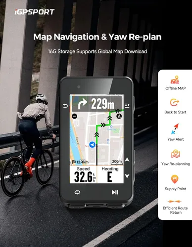 Miniatura 2 de iGPSPORT iGS630S GPS Bike Computer, 2.8 '' Smart Wireless Map Navigation Climb Plan Ciclismo GPS Unit, 45H Duración de la batería