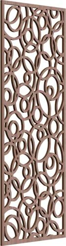 Miniatura 168 de Latrobe Paneles de pared decorativos de madera con calado, 9 3/8 pulgadas de ancho x 24 3/8 pulgadas de alto x 3/8 de alto, roble rojo rojo (Red Oak)