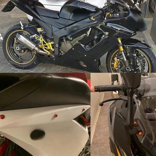Miniatura 5 de Kits de carrocería 195 piezas de tornillos de fijación de pernos de carenado para Yamaha R1 R6 R3 FZ1 FZ6 FZ8 FZ8 FZ07 FZ09 MT03 MT07 MT09 MT10 XJ6