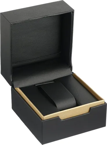 Miniatura 3 de Akribos XXIV AK896 - Reloj con esfera de cristal pavé para mujer, bisel de diamantes con borde elevado en correa de cuero genuino