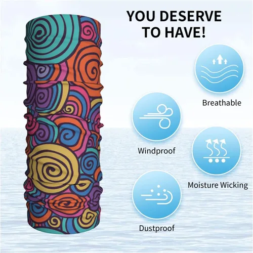 Miniatura 6 de Máscara facial personalizada para hombres y mujeres, bandana de pesca personalizada para el polvo y el sol para correr y senderismo