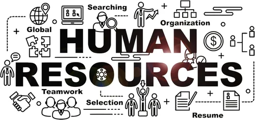 Miniatura 6 de Vinilo adhesivo de pared Recursos humanos Oficina Estilo Selección Pegatinas de trabajo en equipo Mural Decoración grande (g5594) Negro