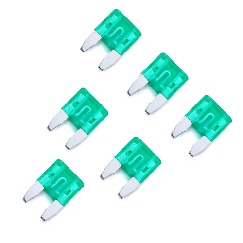 Miniatura 3 de Paquete de 1000 fusibles automáticos de 30 amperios, APM/ATM, 32 V, mini cuchilla, fusibles estilo cuchilla de 30 A, fusibles de protección contra