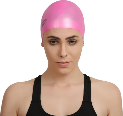 Miniatura 12 de Speedo Gorra de natación de silicona moldeada lisa para jóvenes