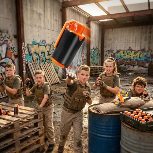 Miniatura 7 de Ruibytree CS Juguete táctico de plástico para Nerf Rival Battle Game, cs Foam Bullet Ball G renade (2 paquetes)