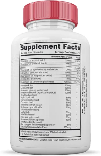 Miniatura 5 de Gluco Renu Extreme 1295MG Glyco Support Píldoras Fórmula Advacned Gluo Renew Soporte de glucógeno formulado con cúrcuma berberina resveratrol ajo