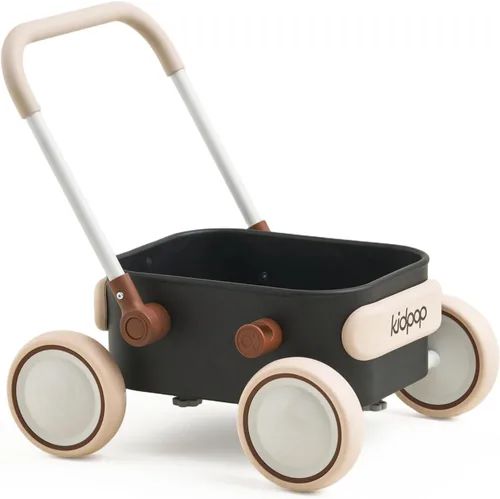 PULA Andador de empuje para bebé con ruedas, carrito para niños pequeños para bebés que están aprendiendo a caminar, juguetes para bebés de 6-12