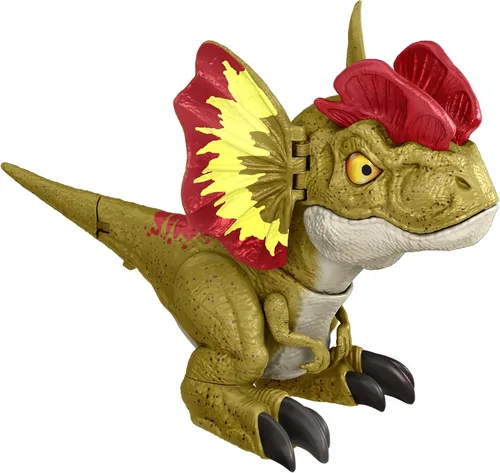 Miniatura 11 de Mattel Jurassic World Dominion Uncaged Rowdy Roars Atrociraptor Fantasma Dinosaurio Figura de Acción, Juguete con Movimiento Interactivo y Sonido