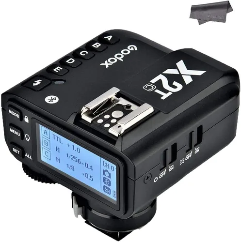 Godox Transmisor inalámbrico X2T-C TTL, 1/8000s HSS, conexión Bluetooth, 5 botones de grupo separados, rueda de control reubicada, nuevo bloqueo de