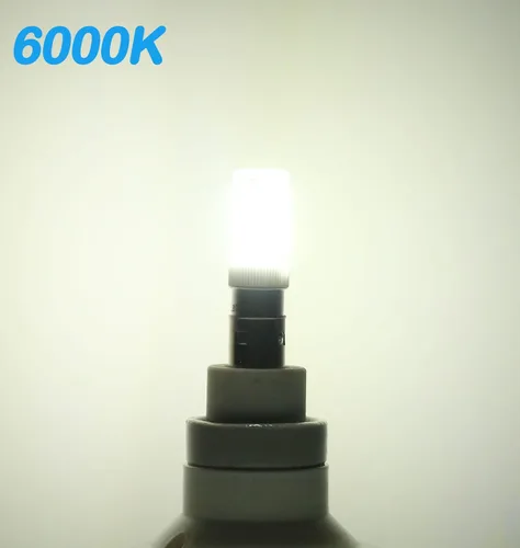 Miniatura 6 de BA15D - Bombilla LED de doble contacto para máquina de coser con base de bayoneta AC110-130V, T3/T4/C7/S6, luz diurna de 4 W, 6000 K, bombilla