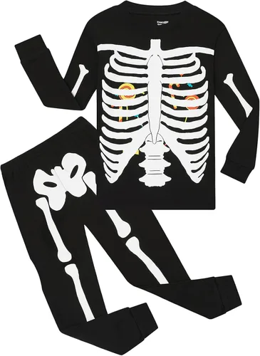 Miniatura 50 de Demifill Conjunto de pijamas de Halloween para niños y niñas, pijamas de Navidad, ropa de dormir para niños y niñas