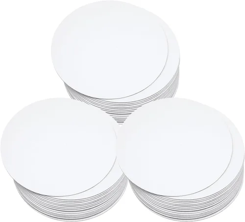 Miniatura 9 de qiqee Tableros redondos dorados de 10 pulgadas para tartas, 40 unidades, base redonda, de cartón de grado alimenticio